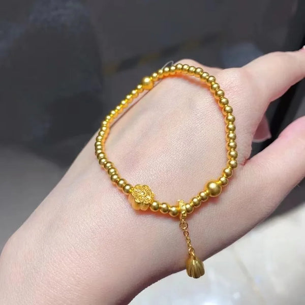 Gold Beads Antique Bracelet